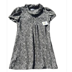 Calvin KleinBlack and ivory Patterned Dress size 14